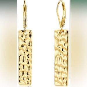 ALEXCRAFT 925 Sterling Silver Dangle Earrings for Women, 14K Gold Plated